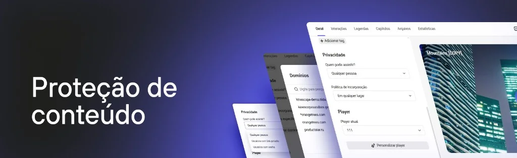 Proteção de conteúdo no Kinescope