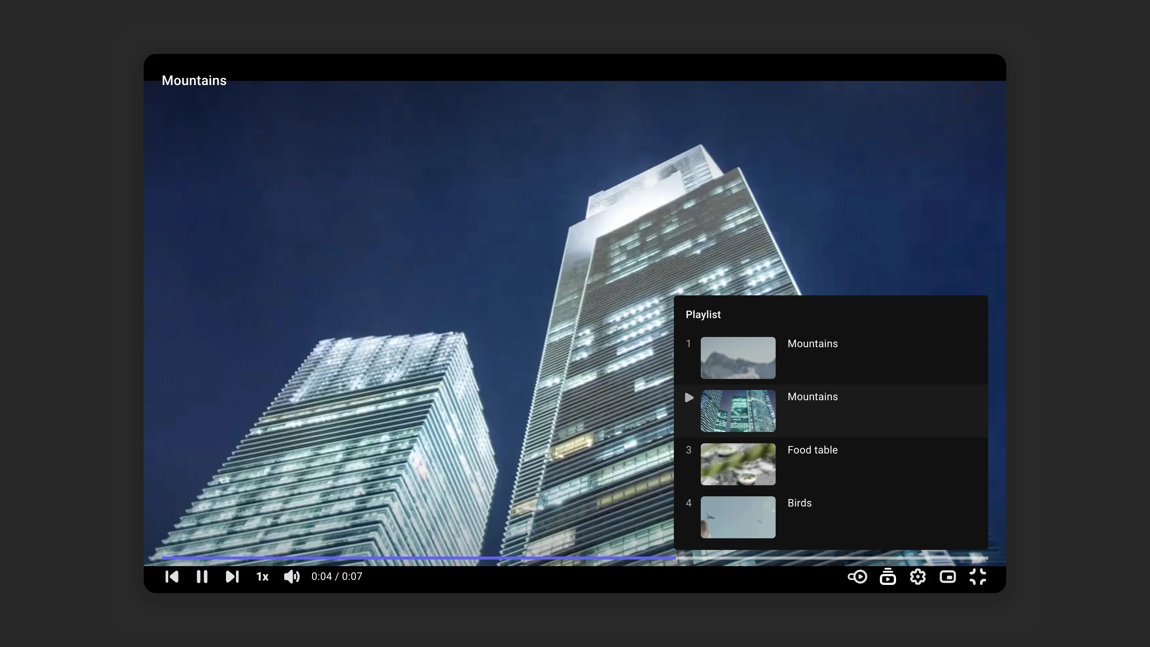 Playlists no Kinescope