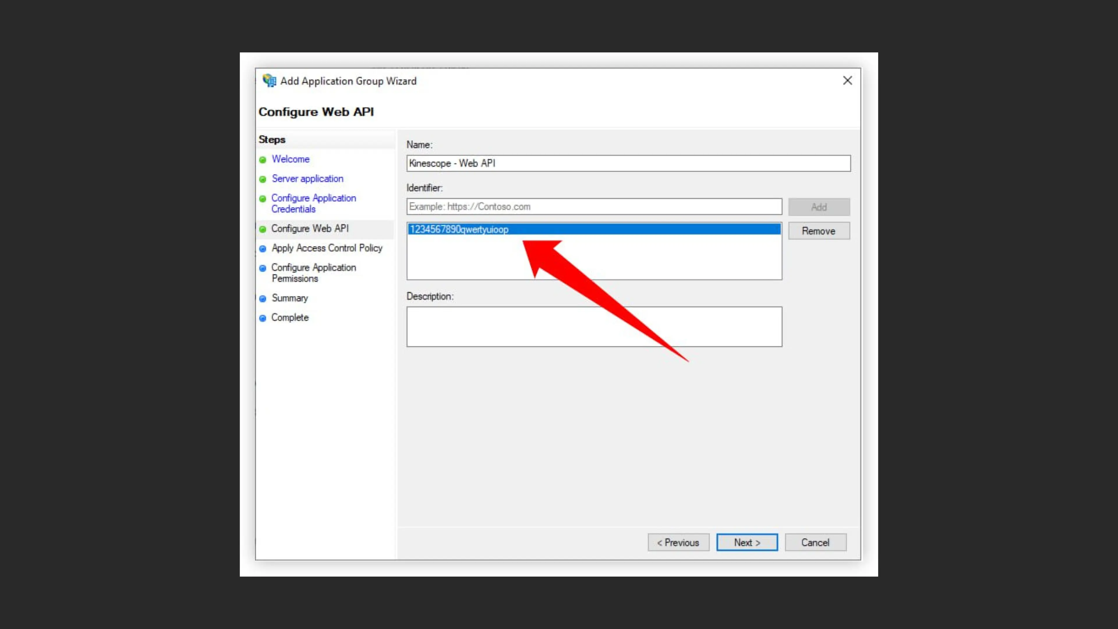 Configurando Web API no AD FS