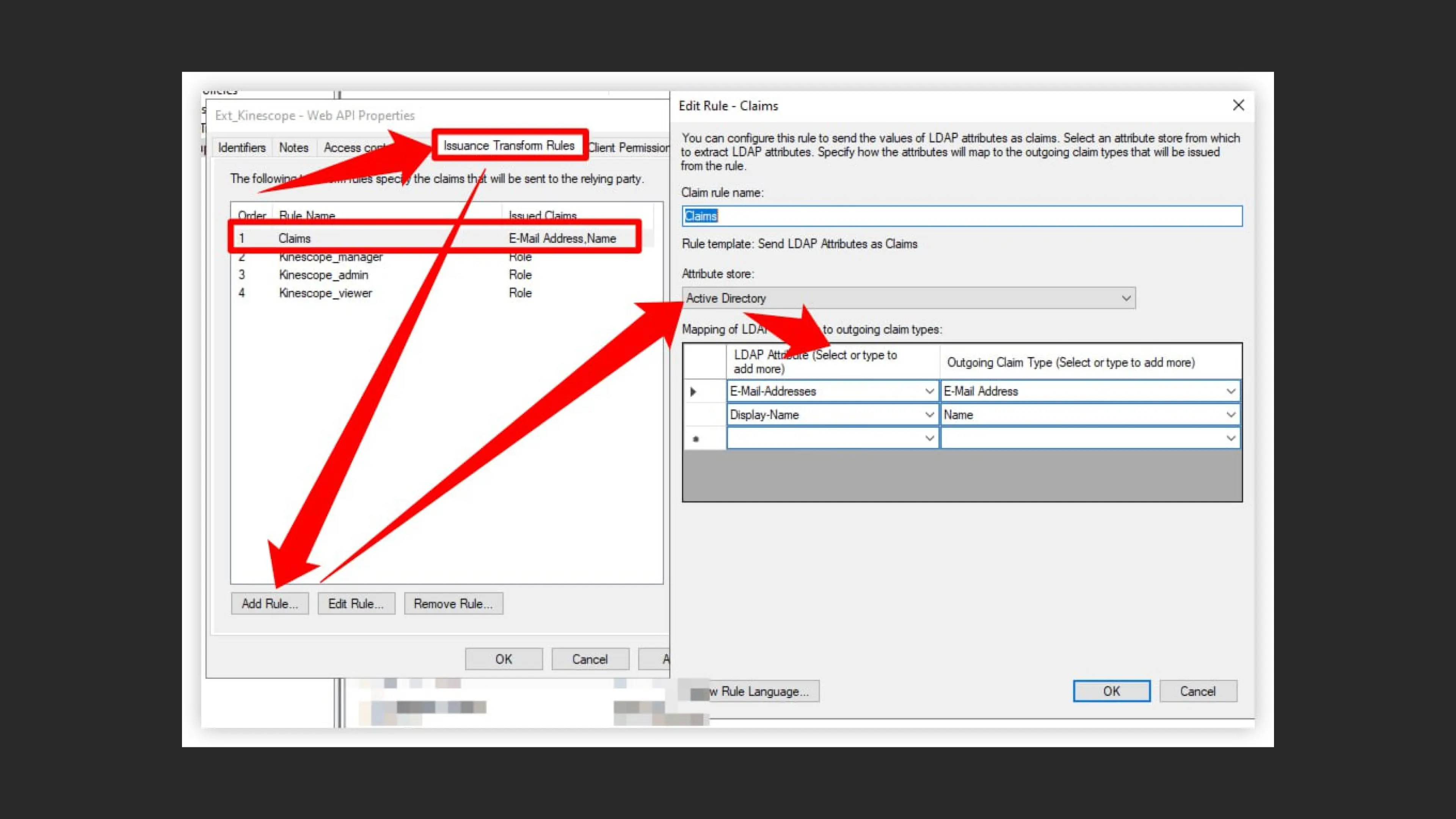 Configurando Issuance Transform Rules no AD FS